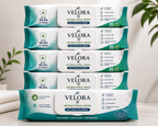 Velora Antibacterial Wipes – Cleanse, Protect & Refresh | 40 Wipes Each | Pack of 6 – 240 Wipes Total