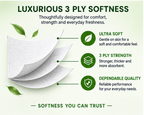 Velora Grass Scented 3-Ply Quilted Toilet Tissue – 12 Roll Pack